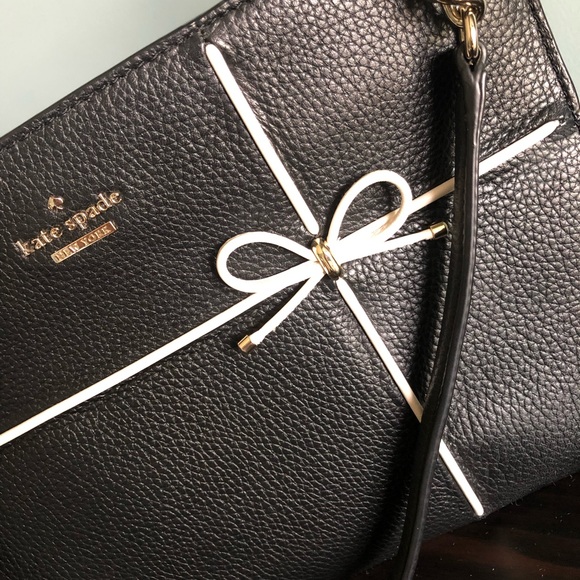 Kate Spade Bag- black & ivory - Picture 8 of 10